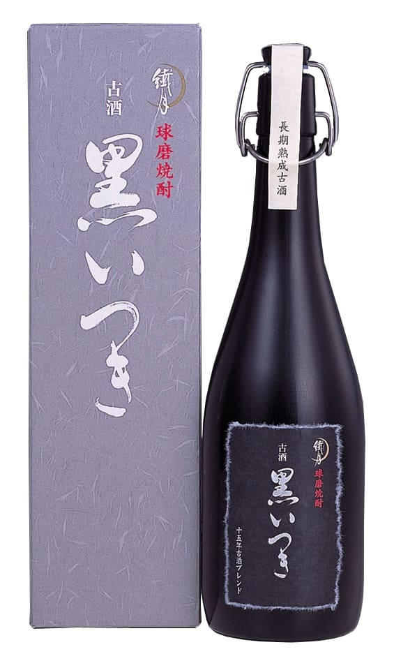 ◎峰の露酒造くろいつき42年☆繊月大古酒50年 黒麹峰の露 25度パック 